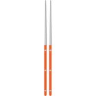 Sabre Bistrot Solid Syömäpuikot 2 Kpl:n Pakkaus t - Syömäpuikkoja Ruostumaton Teräs Oranssi - 2346-098-0061