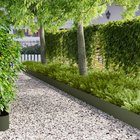 vidaXL Nurmireunus 10 pcs 102 x 15 x 4 cm Teräs Oliivinvihreä