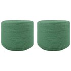 vidaXL Köysi 2 pcs Vihreä Puuvilla