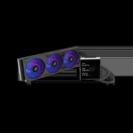 ASUS ROG Strix LC IV 360 ARGB LCD Processor Liquid cooling kit 12 cm Black