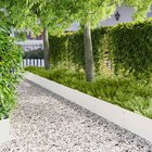 vidaXL Nurmireunus 30 pcs 100 x 30 cm Teräs valkoinen