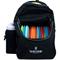 Viking Discs Rucksack Light frisbeegolfreppu, musta/lime – kuva 4