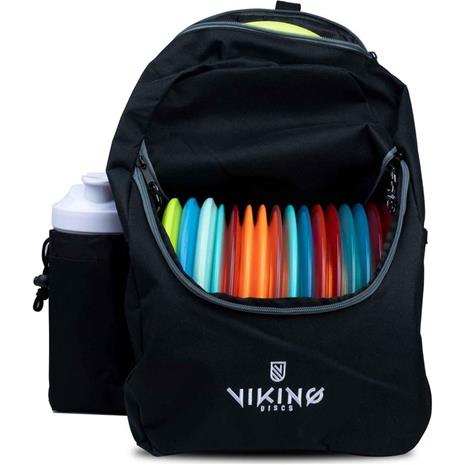 Viking Discs Rucksack Light frisbeegolfreppu, musta/lime