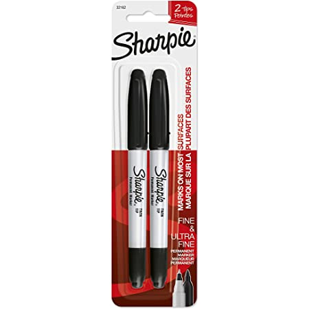 Merkkauskynä Irwin Sharpie Ultra Fine; 2 kpl.; musta