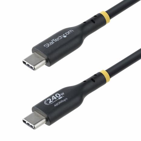 StarTech.com 3m USB C Charging Cable USB-IF Certified USB-C Cable 240W - USB-C cable - 24 pin USB-C to 24 pin USB-C - 3 m