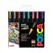 Posca - PC5M - Medium Tip Pen - Metallic colors, 8 pc – kuva 8