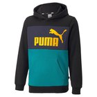 Puma huppari Ess Block Hoodie Black Green Blue 849081 27