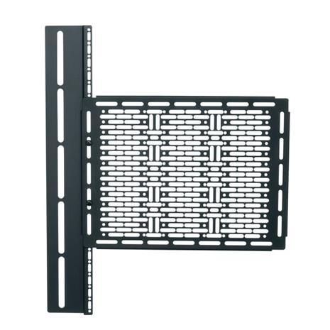 Legrand Chief Proximity Component Storage Interface Panel - For Display Mount - Black - Max 4.5 kg - recommended for