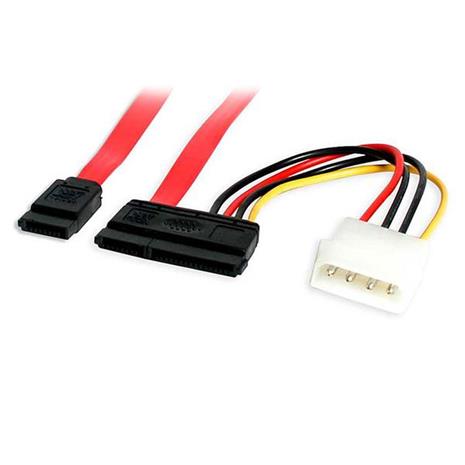 StarTech.com 18in SATA Serial ATA Data and Power Combo Cable