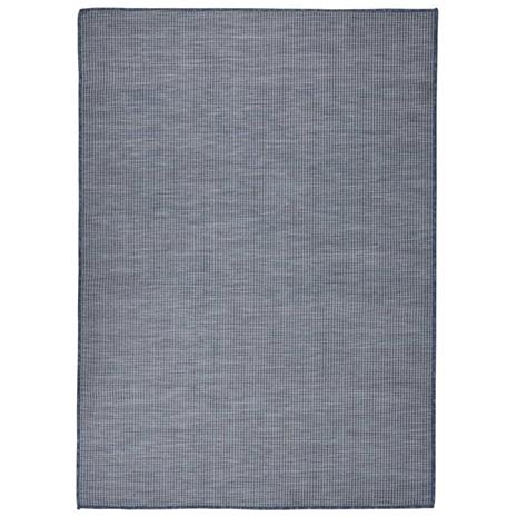 vidaXL Ulkomatto Flatweave 200x280 cm sininen
