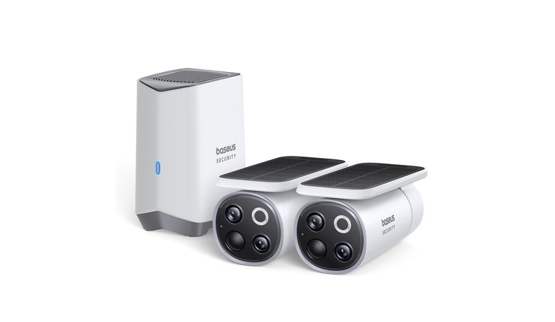 Baseus S1 Pro 3K Dual Outdoor Camera - White