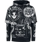 Heartless - Dark Academia Hood Mens Black - Huppari - Miehet - Musta