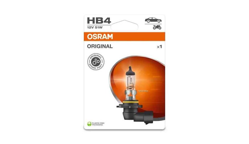 Osram-polttimot HB4 51W 12V P22D