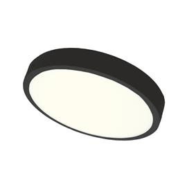 Pintaan asennettava pyöreä musta LED-valaisin Modena 30W