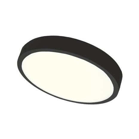 Pintaan asennettava pyöreä musta LED-valaisin Modena 30W