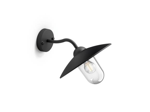 Philips Hammock wall lantern black 1x60W 230V