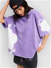 Roxy Talloversize Washed T-Paita dahlia purple Naiset