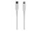 FIXED LIQUID Silikonikaapeli USB-C/Lightning 2m Valk. – kuva 3