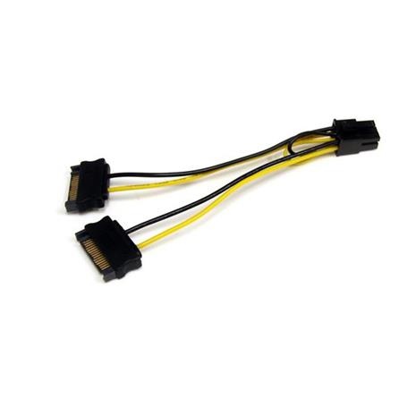 StarTech.com SATA Power to 6 Pin PCI Express Video Card Power Cable Adapter
