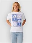 Rip Curl Bossa Nova Relaxed T-Paita white Naiset