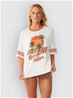 Rip Curl Surf Culture Crop Oversize T-Paita bone Naiset
