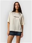 Rip Curl Sunset Beach Raglan Boxy T-Paita bone Naiset