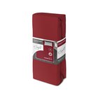 Faro -aluslakana kuminauhalla Jersey SOFT, 90x200 cm, 100 % puuvillaa, 25 cm, punainen
