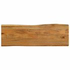 vidaXL Pöytälevy 140x40x3,8 cm elävä reuna täysi mangopuu
