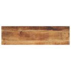 vidaXL Pöytälevy 120x30x2,5 cm suorakaide karkea täysi mangopuu