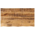 vidaXL Pöytälevy 120x60x3,8 cm elävä reuna karkea täysi mangopuu