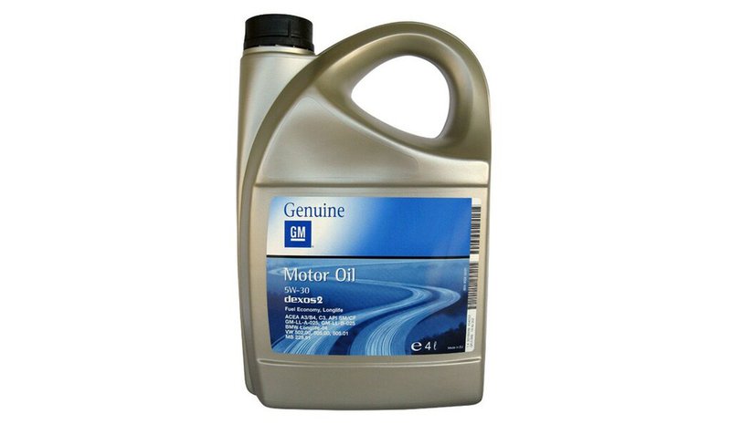 GM DEXOS2 5W30 4 L -moottoriöljy