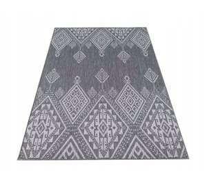 Kaksinkertainen moderni matto Zara 120X170 cm, harmaa