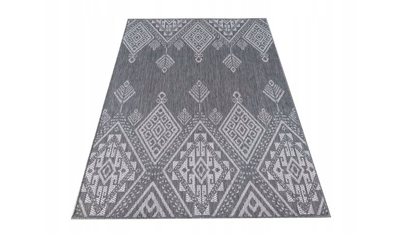 Kaksinkertainen moderni matto Zara 120X170 cm, harmaa