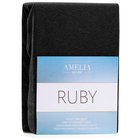 Mustat kumiset lakanat AH Ruby