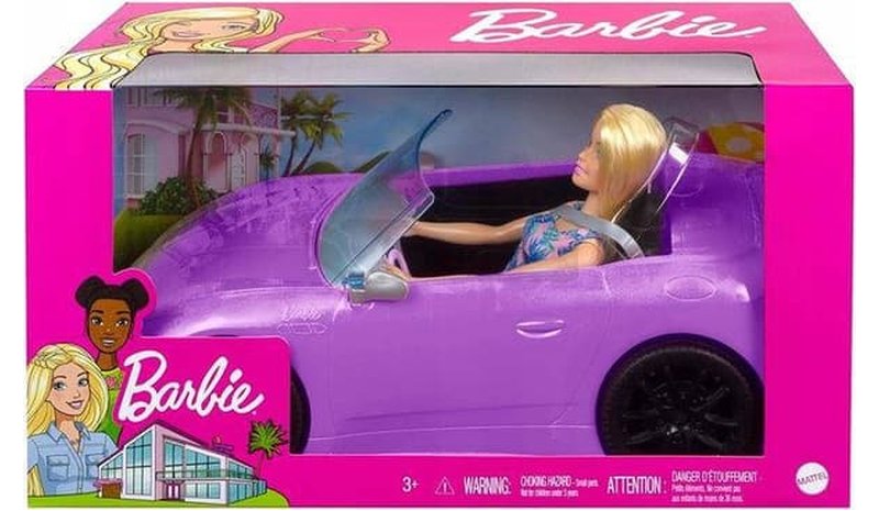 Barbie Auto + Nukke
