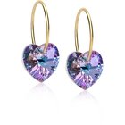 Blomdahl GT Ear Ring 14 mm, Heart 10 mm Lilac