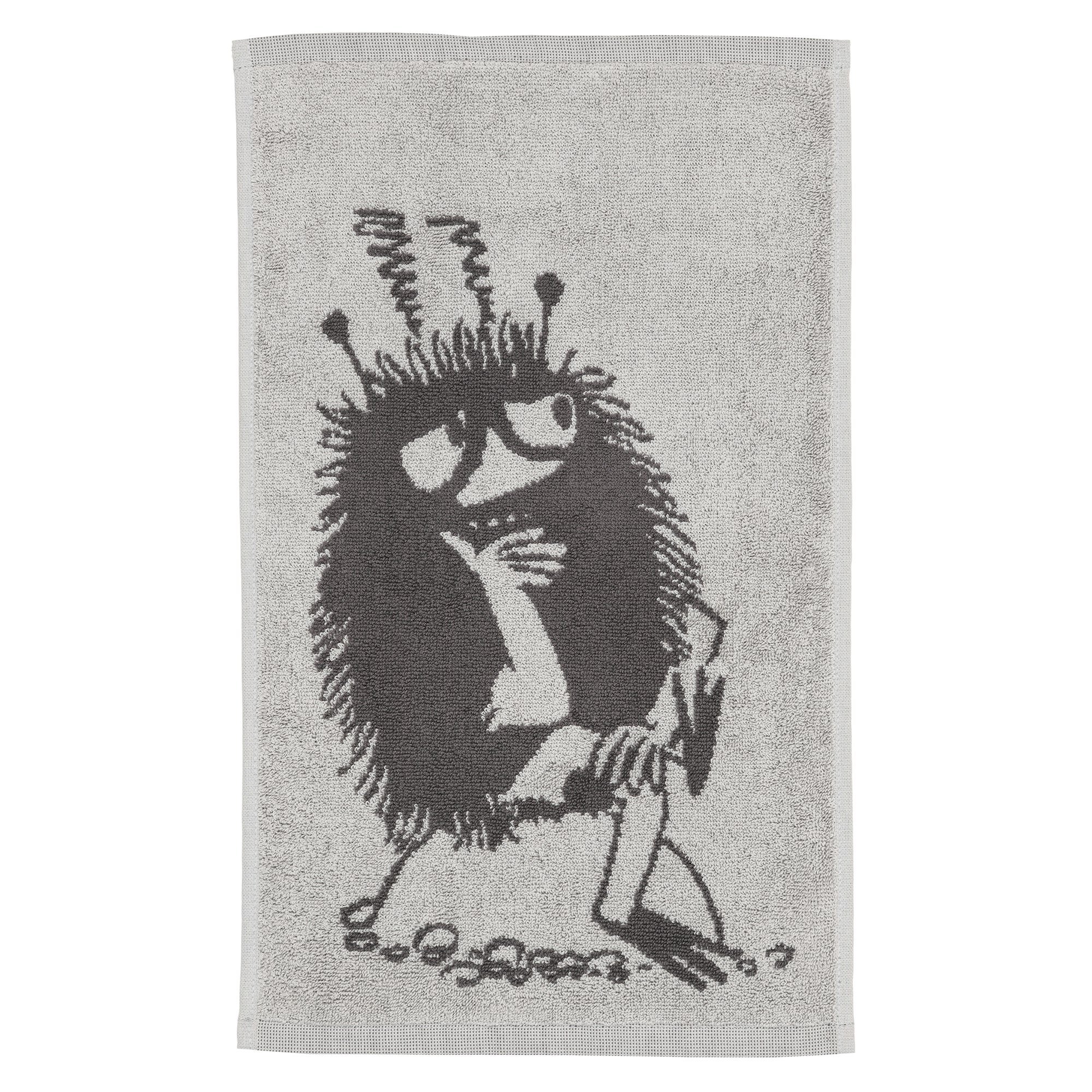 Moomin Arabia Moomin Pyyhe Stinky 30x50 Cm - Pyyhkeet & Kylpypyyhkeet Luomupuuvilla Harmaa - 1086270