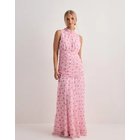 Neo Noir - Vaaleanpunainen - Dori Print Dress