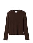 NOELLA Lidie Ls Top - CHOCOLATE - M