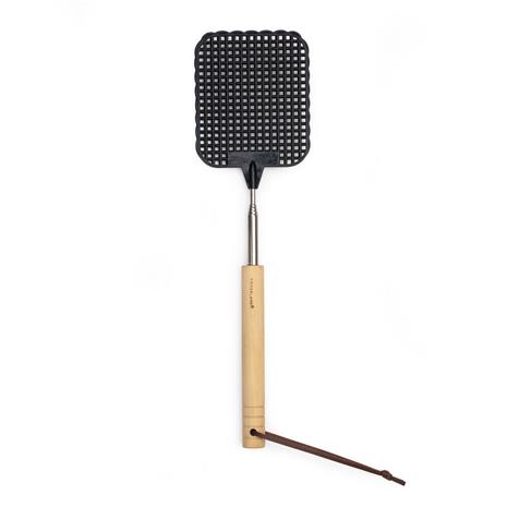 Kikkerland Extendable Fly Swatter Assorted Black/Green