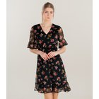 Vero Moda naisten mekko 10306038*04, musta/punainen