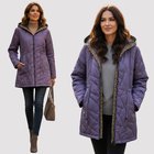 Naisten takki Fashion, violetti