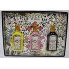 Kokoelma Gucci Flora Gorgeous Gardeniamini naisille: EDP Flora Gorgeous Gardenia Eau de Parfum, 5 ml + EDP Flora Gorgeous Gardenia Eau de Parfum Intense, 5 ml + EDP Flora Gorgeous Orchid Eau de Parfum, 5 ml