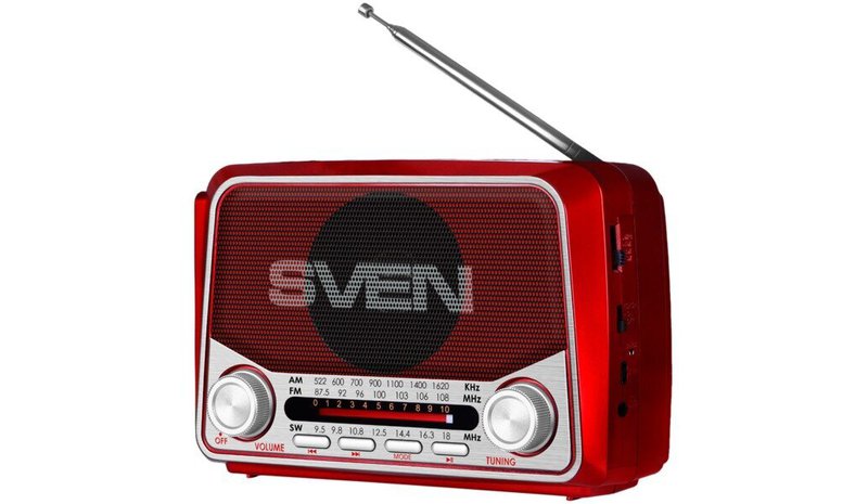 Radiovastaanotin Sven SRP-150 Red