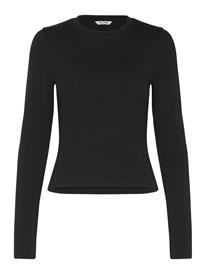 ORGANIC BASICS Everyday Regular Long Sleeve Tee - BLACK - M