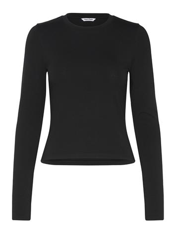 ORGANIC BASICS Everyday Regular Long Sleeve Tee - BLACK - M
