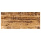 vidaXL Pöytälevy 140x60x3,8 cm elävä reuna karkea täysi mangopuu