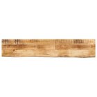 vidaXL Pöytälevy 120x40x3,8 cm elävä reuna karkea täysi mangopuu