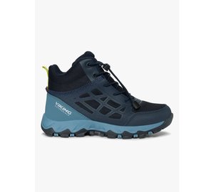 Viking Track SL Mid Vedenpitävät Lenkkarit, Navy/Denim, 36