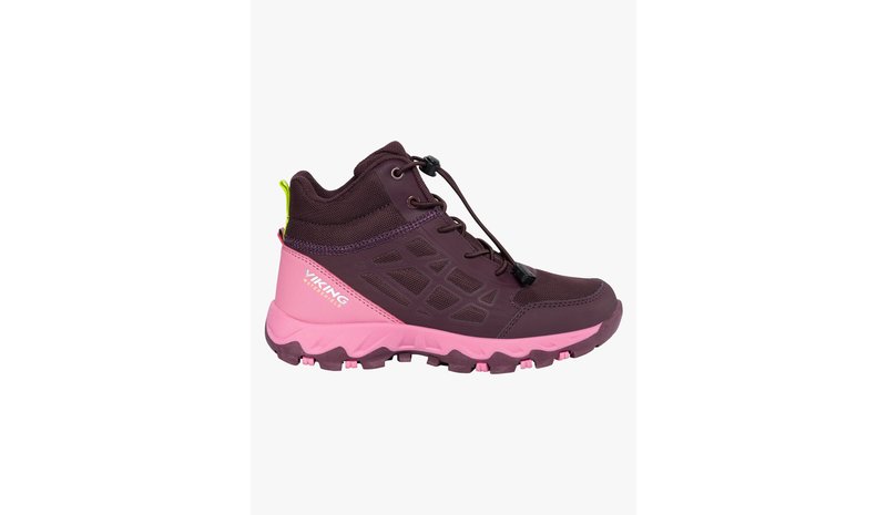Viking Track SL Mid Vedenpitävät Lenkkarit, Plum/Multi, 31
